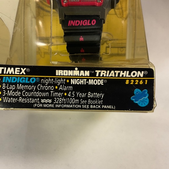RARE Timex Ironman Triathlon Ladies/Womens/Unisex Watch Red w/ INDIGLO - Picture 5 of 7